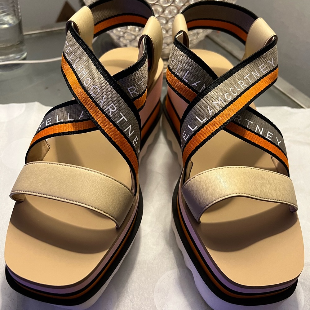 Stella McCartney Sneakelyse strappy sandal. Never worn. Brought for 636.00